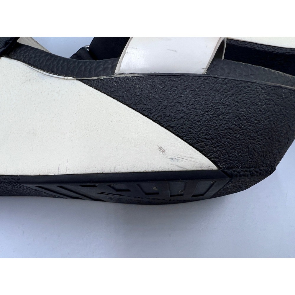 United Nude Delta Wedge Sandals Womens 38 Black White Good Architectural - Picture 6 of 11